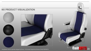 NX Car seat rendering